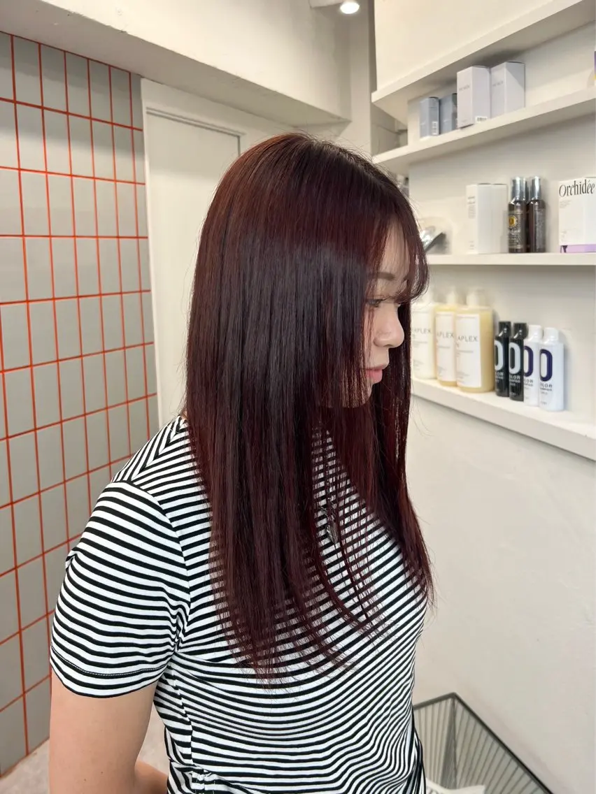 ロング カラー 透明感カラー ヘアカラー 透明感ハイトーン🐩 原宿/yumekaのヘアスタイル