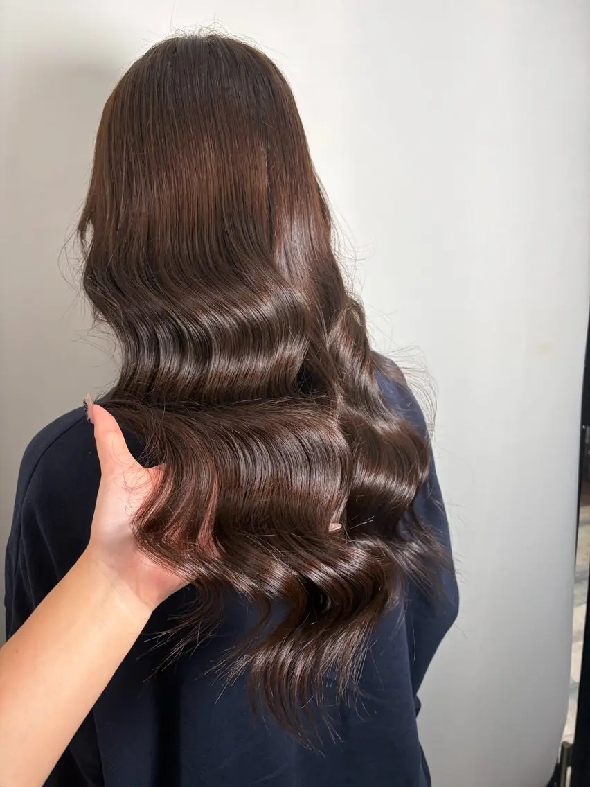 ロング 石井 綾乃のヘアスタイル