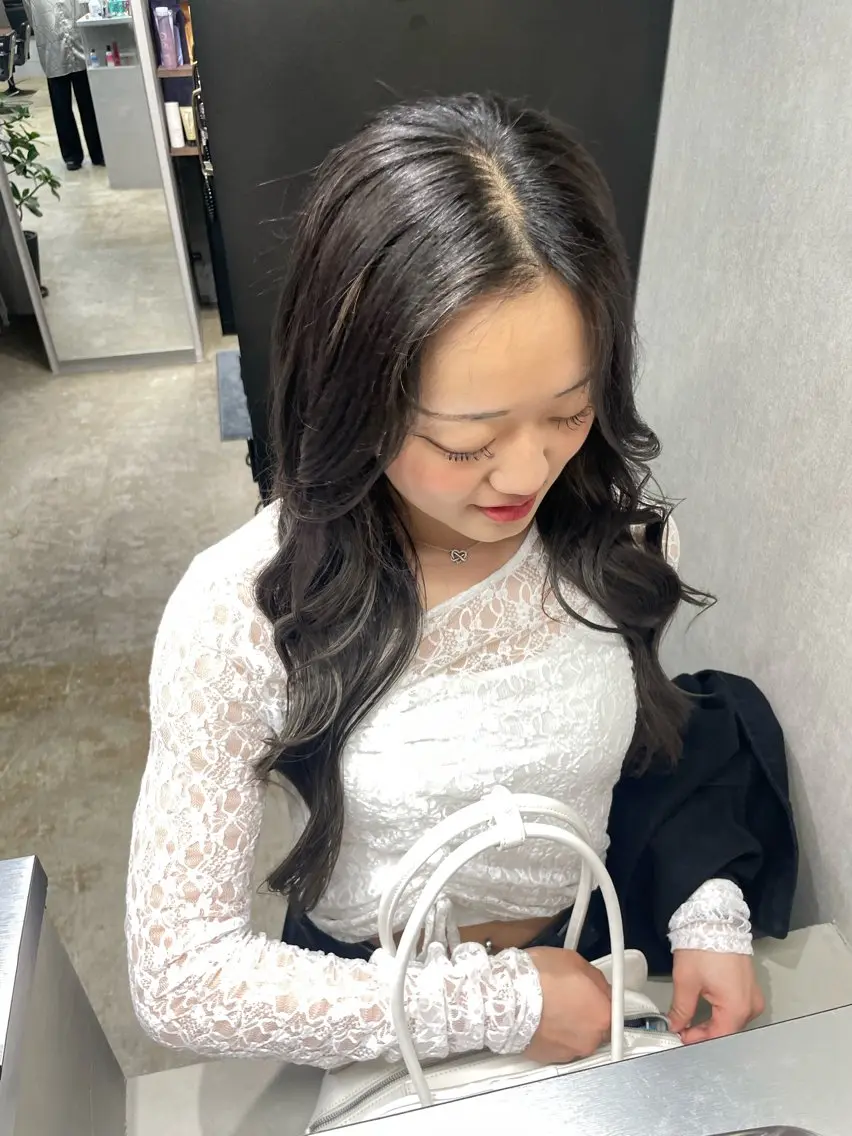 ロング ヘアセット ニュアンスカラー/ 🫧レミ(坊主)のヘアスタイル