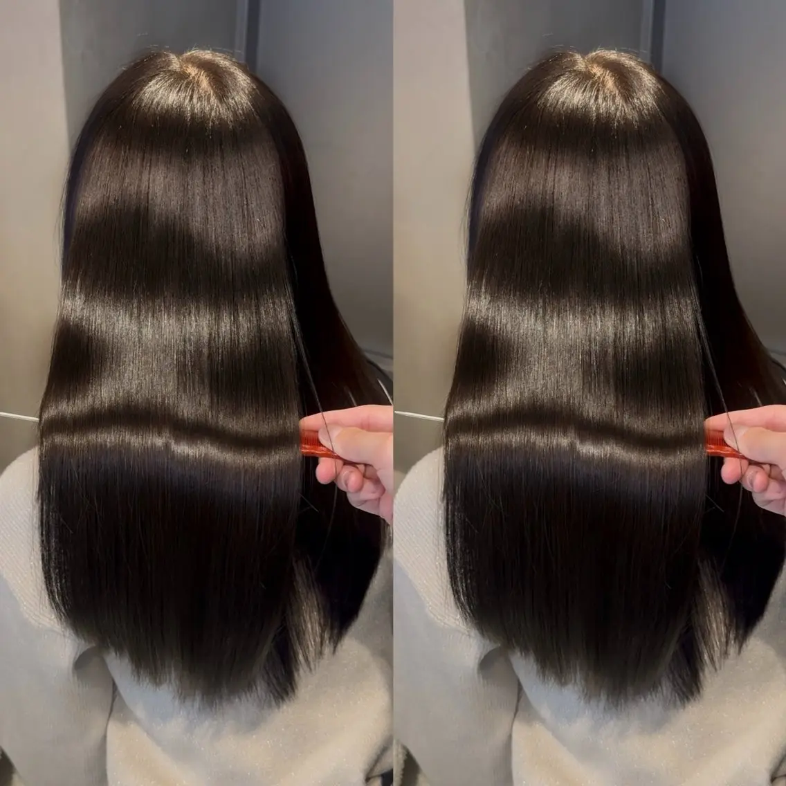 ロング カラー カット ヘアカラー 縮毛矯正 トリートメント 新宿/髪質改善支持率 Ｎｏ．1💍yasuのヘアスタイル