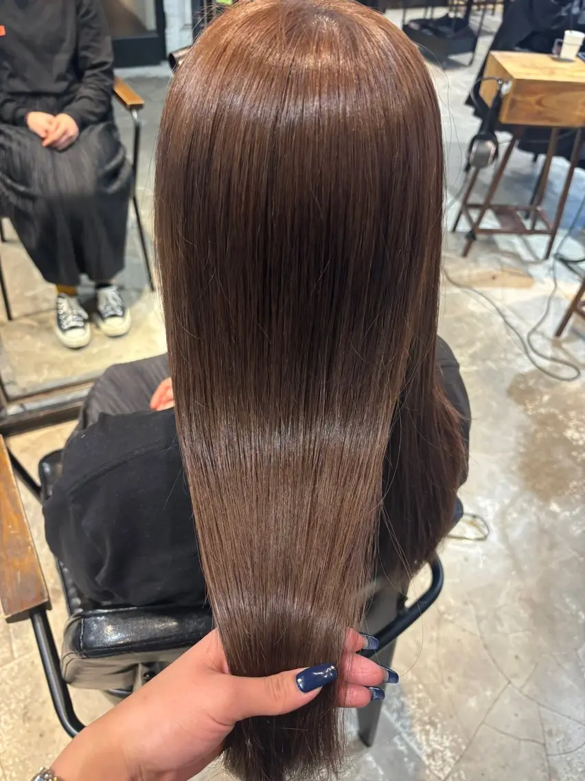 ロング ヘアカラー トリートメント 🌺柔らか透明感 カラー🌊MAMIのヘアスタイル