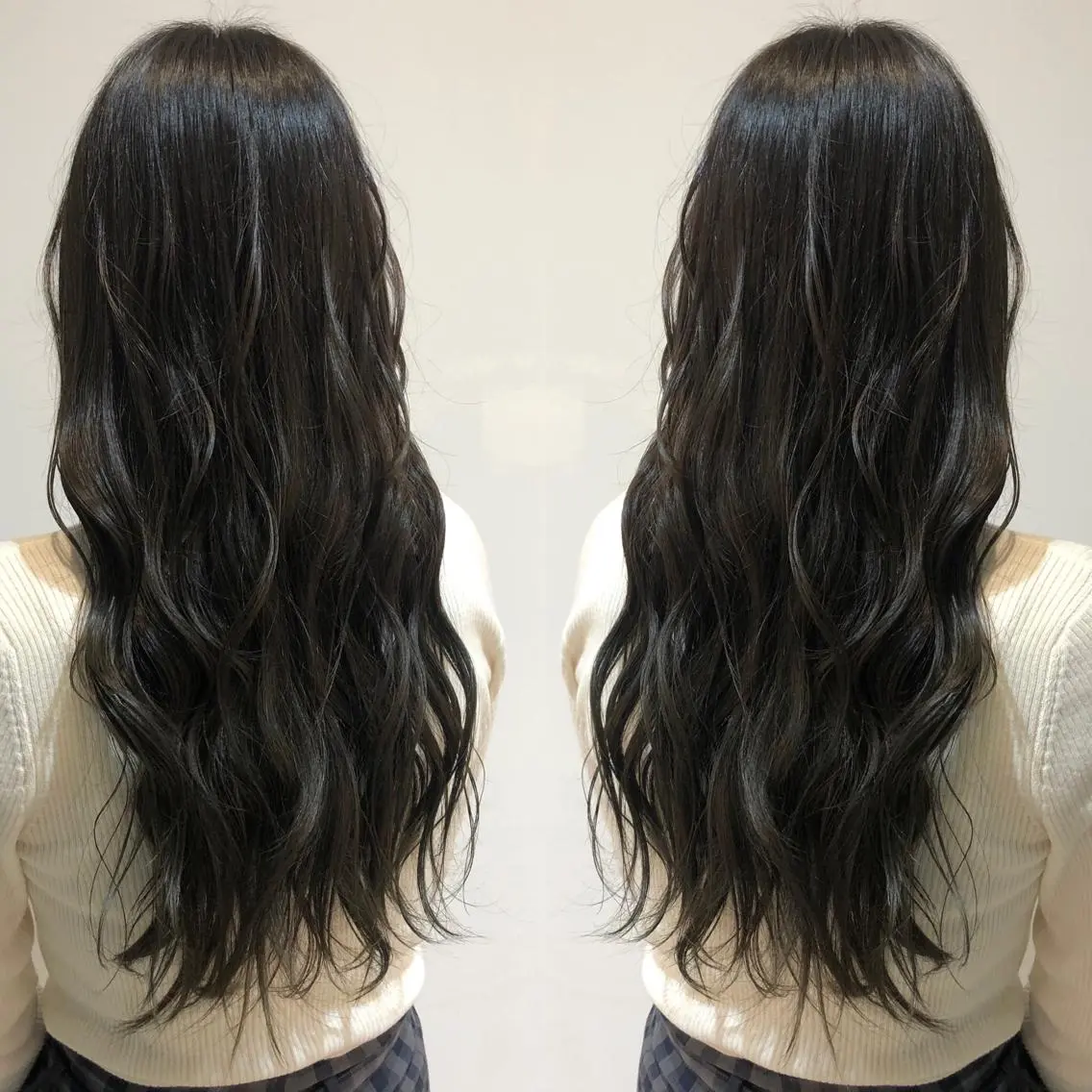 セミロング カラー アッシュ オリーブアッシュ 縮毛矯正職人/艶髪 ✨️村上 渉のヘアスタイル