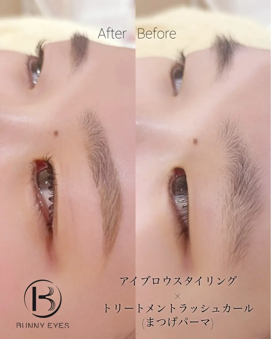 アイブロウスタイリング×まつげパーマの写真