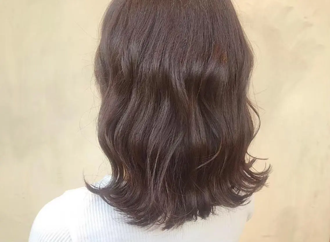 カラー ブラウンカラー ミヤワキ モモコのヘアスタイル