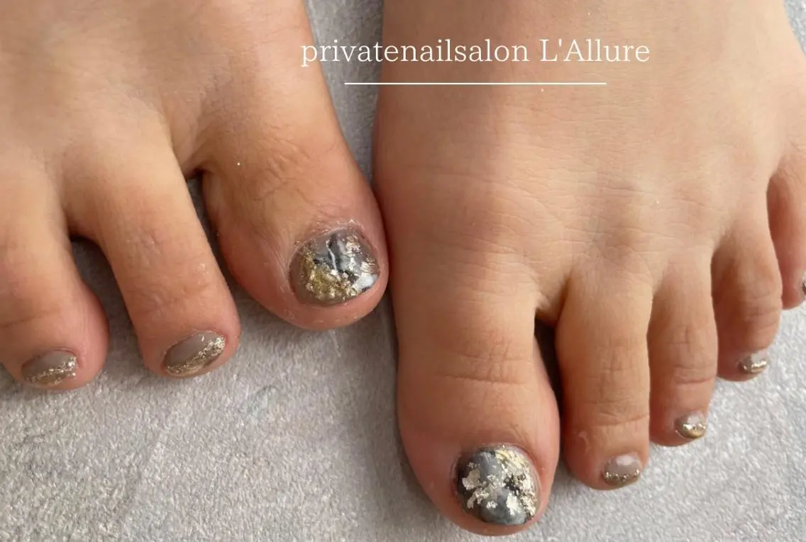 ネイル アートネイル フットネイル nailsalon -L'Allure-のネイルデザイン