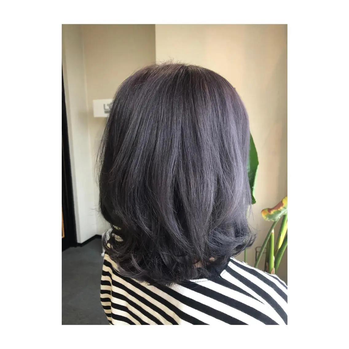 ミディアム パープルカラー 谷川 裕徳のヘアスタイル