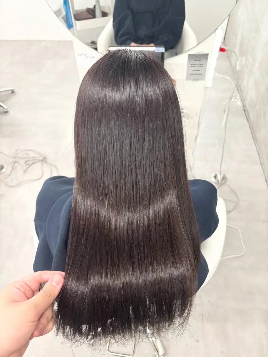 ロング カラー 髪質改善 トリートメント door white hideのヘアスタイル