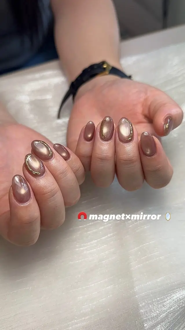 ネイル マグネットネイル ハンドネイル nail salon po:gu -ポグ-のネイルデザイン