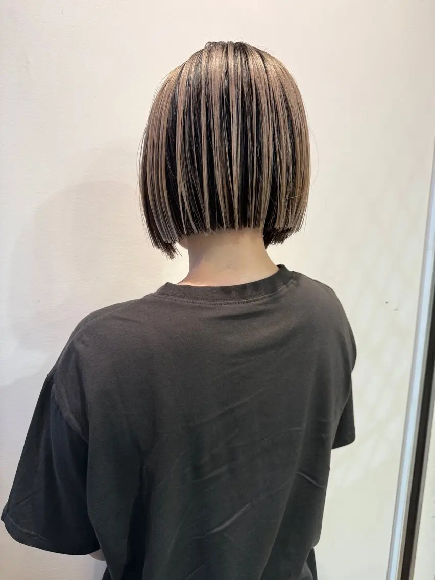ショート カラー カット ヘアカラー maeda yumiのヘアスタイル