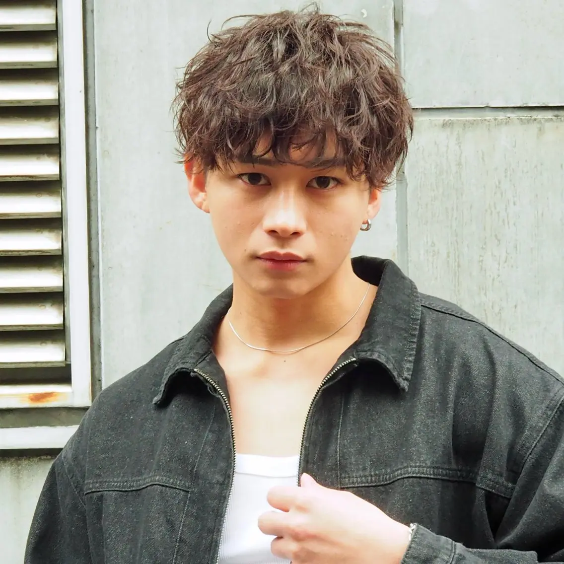 ショート パーマ メンズ 大人メンズスタイル 小林秀徳のヘアスタイル