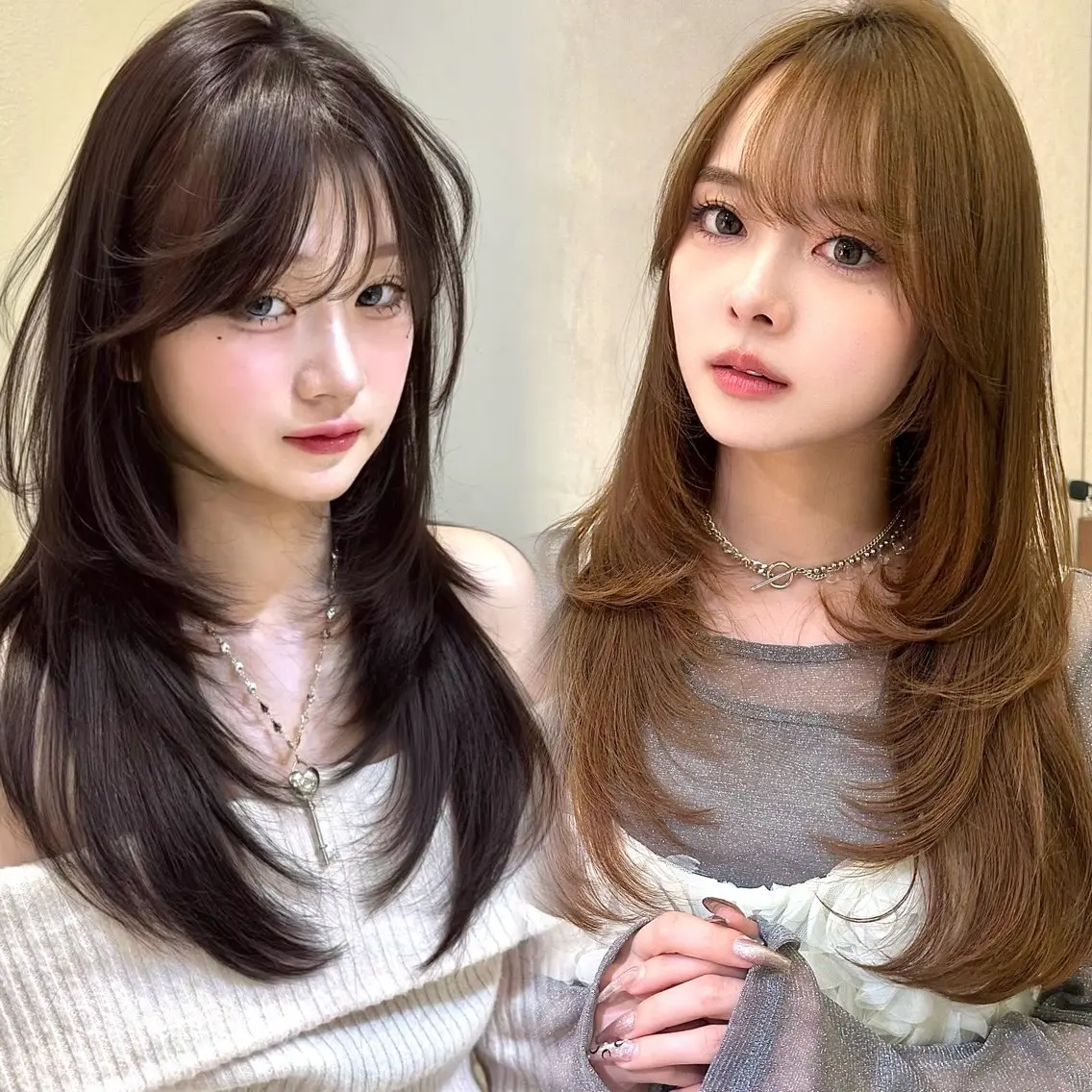 ロング カット ヘアカラー トリートメント 透明感✨美髪矯正 🦋村松優斗のヘアスタイル