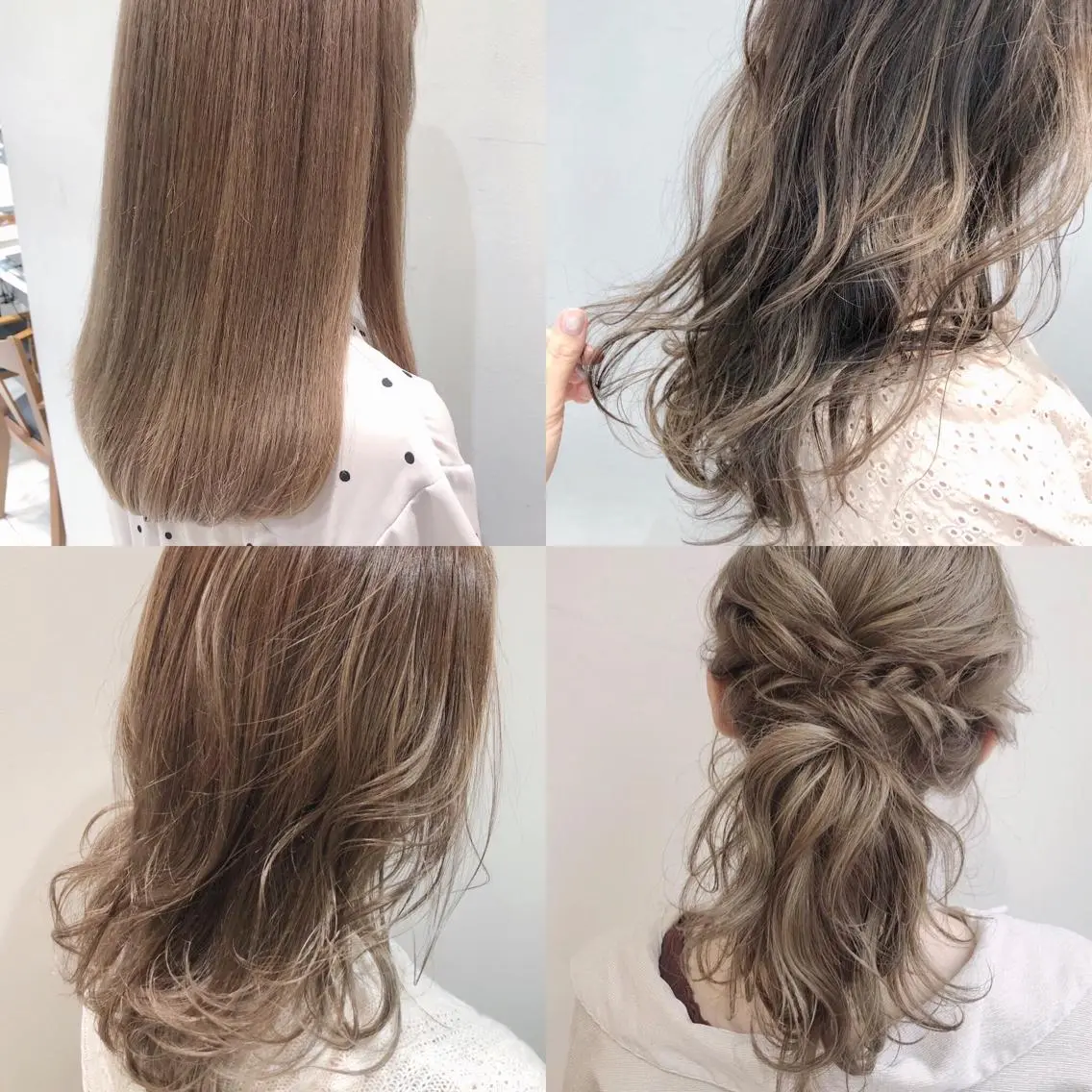 💘おすすめ💘メンテナンス前髪カット & ブリーチ込ダブルカラー ＆ 選べる4STEPトリートメントの写真