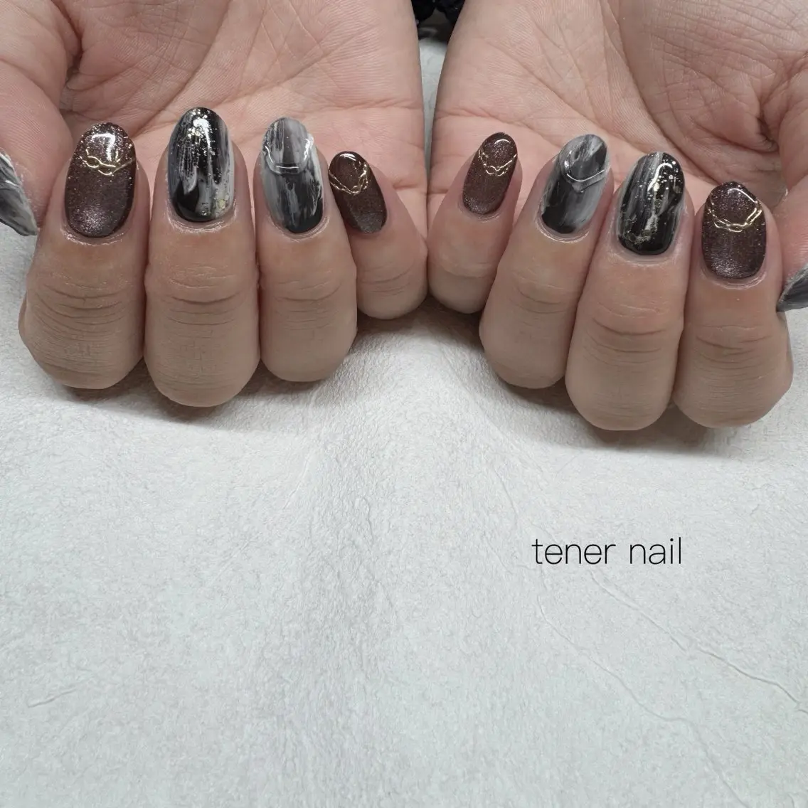 ネイル マットネイル ハンドネイル テネルネイル tener nailのネイルデザイン