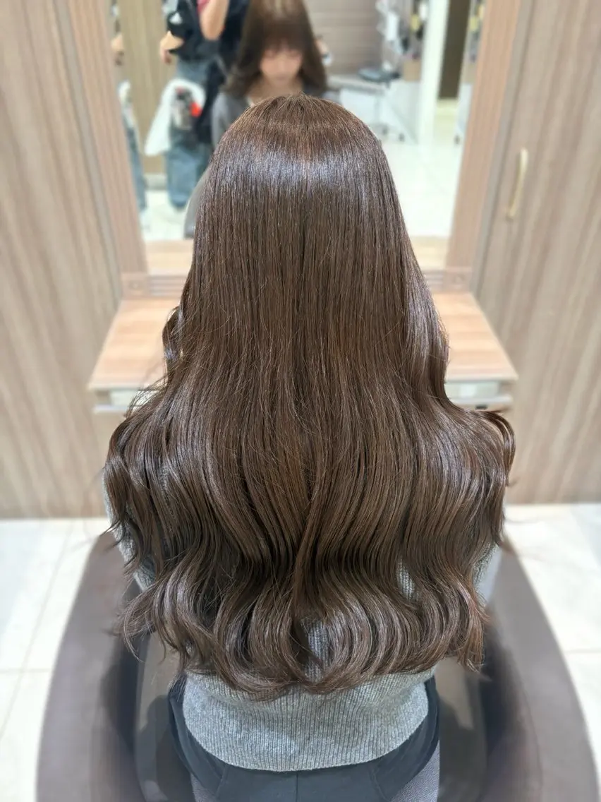 コテ巻きヘアセット🧸‪🤎の写真