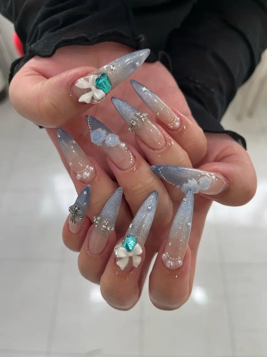 ネイル ロングネイル chiya nailsのネイルデザイン