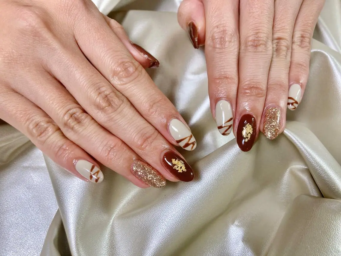 ネイル バレンタイン kikinail 溝の口のネイルデザイン