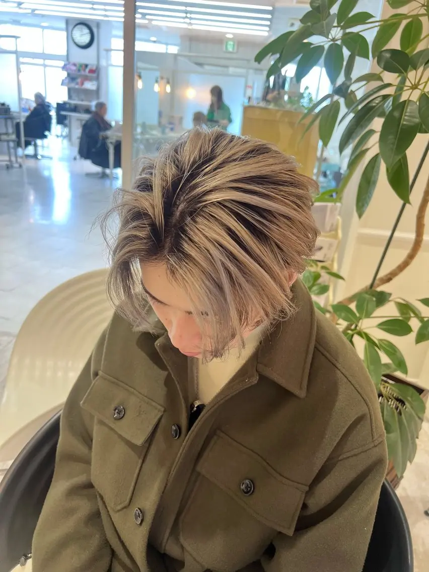 カラー メンズ カット ヘアカラー 🍏すがの みき🍏のヘアスタイル