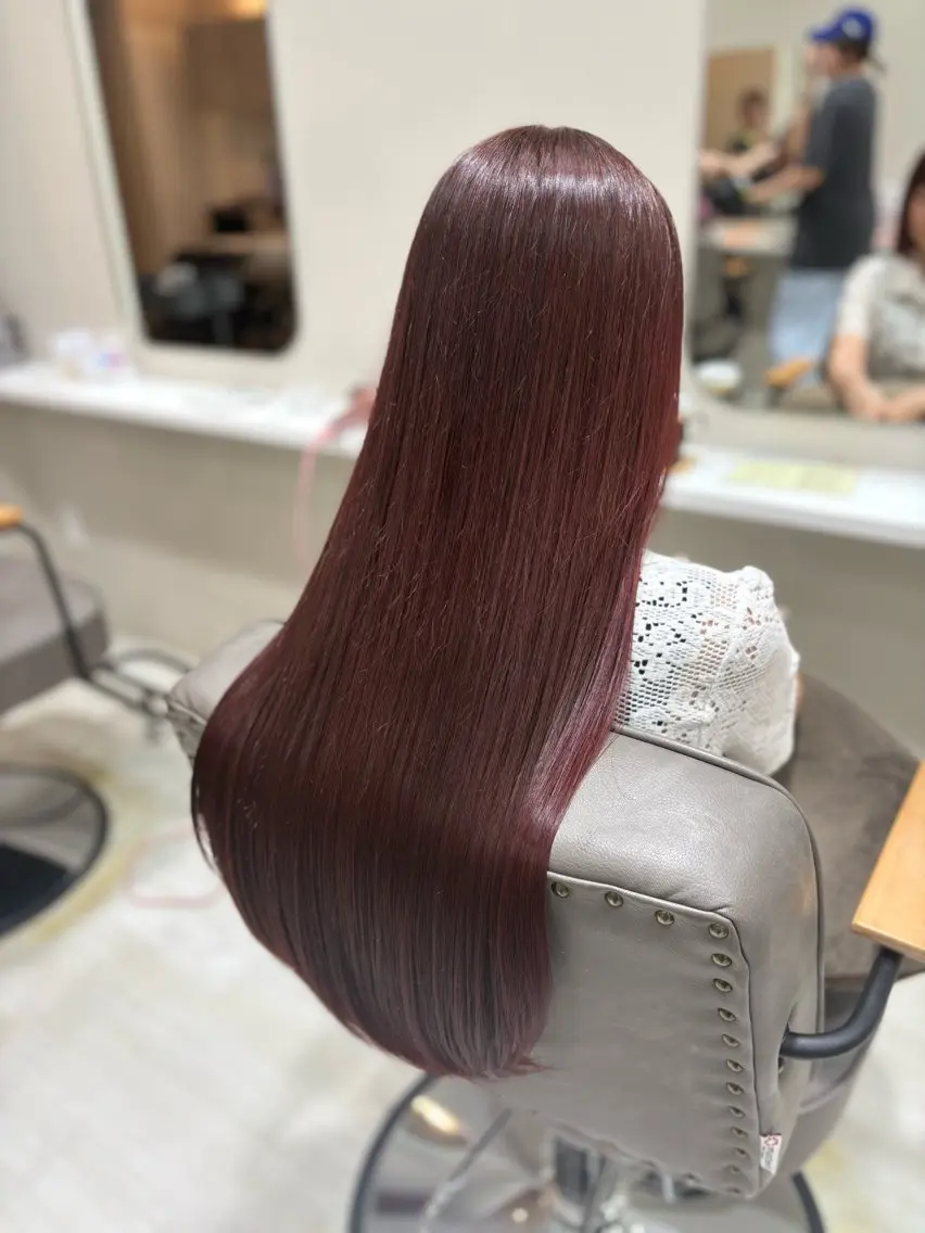 ロング カット ヘアカラー 🍒Ayana🍒 艶カラー🍒のヘアスタイル