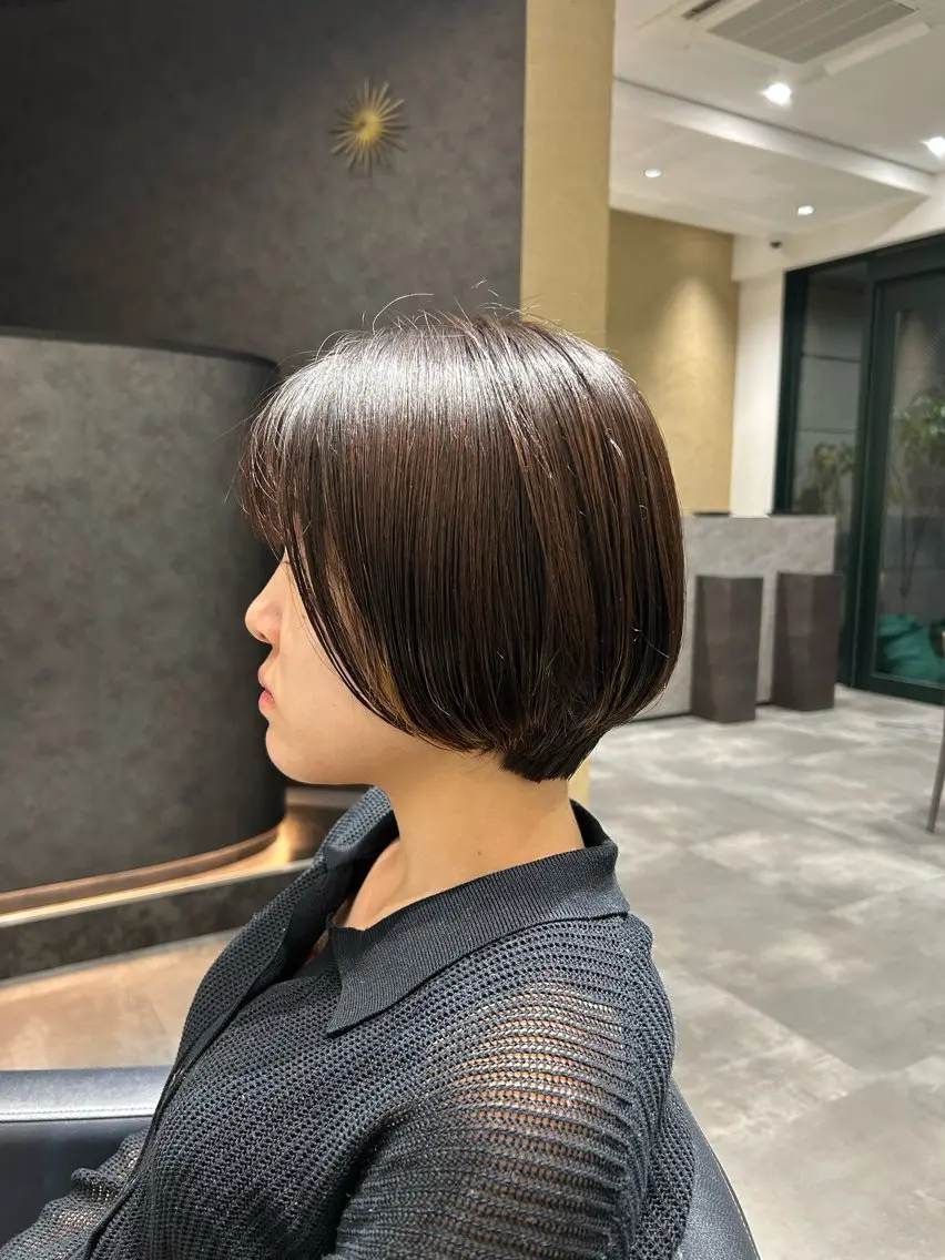 ショート 飯塚新 🌱カットモデルのヘアスタイル