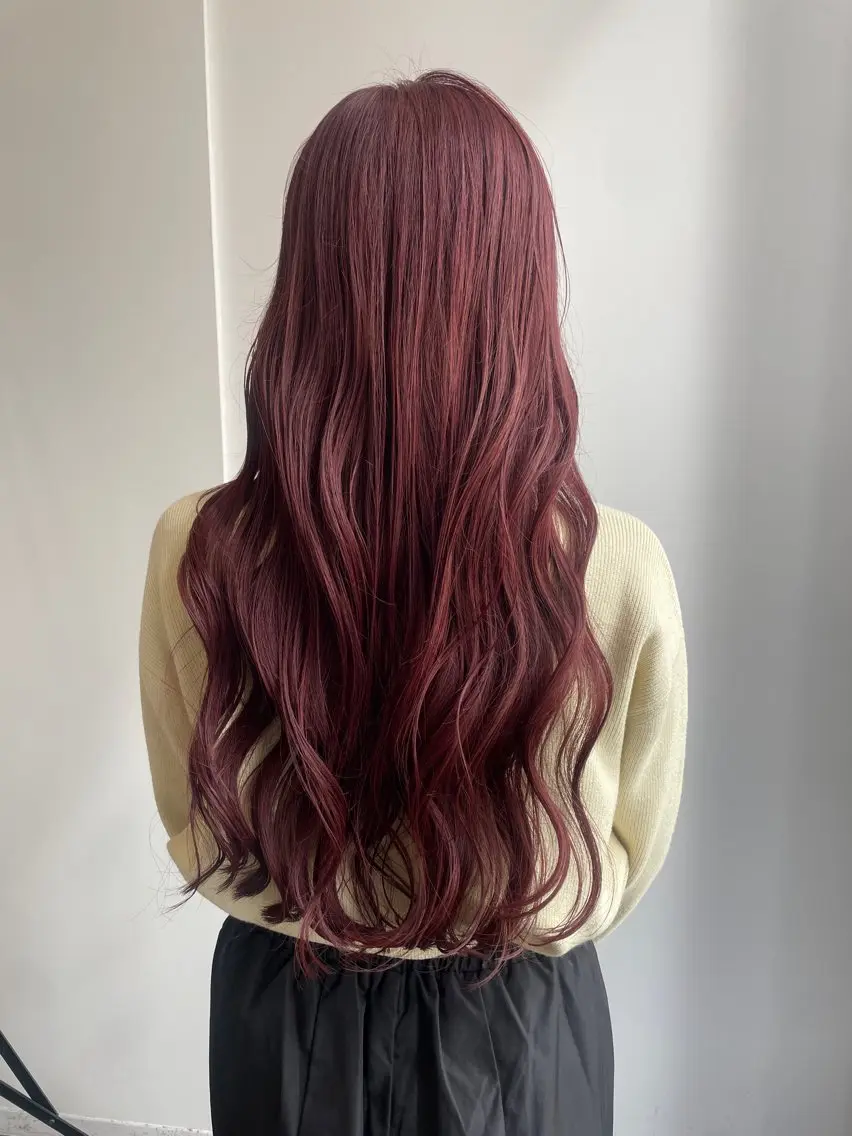 ロング カラー カット ヘアカラー トリートメント ナチュラルカラー 児玉優香のヘアスタイル