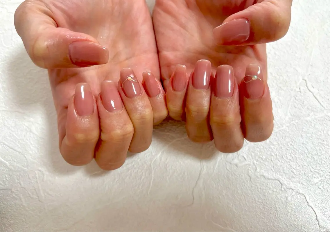 ネイル オーロラネイル フットネイル フレンチネイル ジェルネイル 韓国ネイル ハンドネイル kiki nail たまプラーザのネイルデザイン