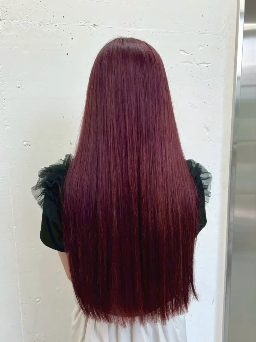 カラー ヘアカラー 野内 柚那のヘアスタイル