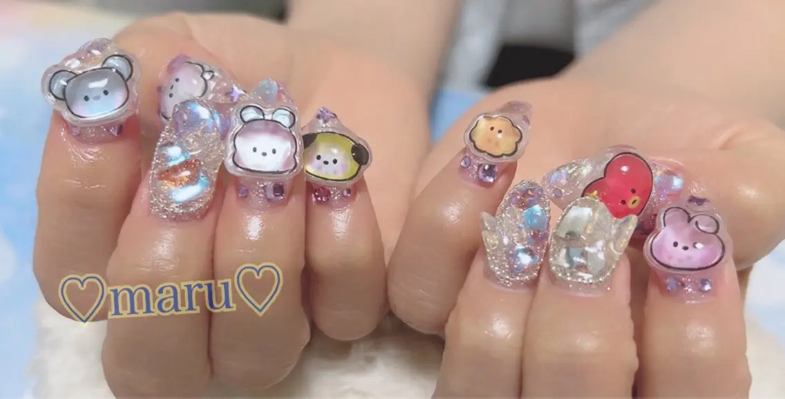 ネイル 持ち込み ハンドネイル フットネイル まるみ ♡のその他イメージ