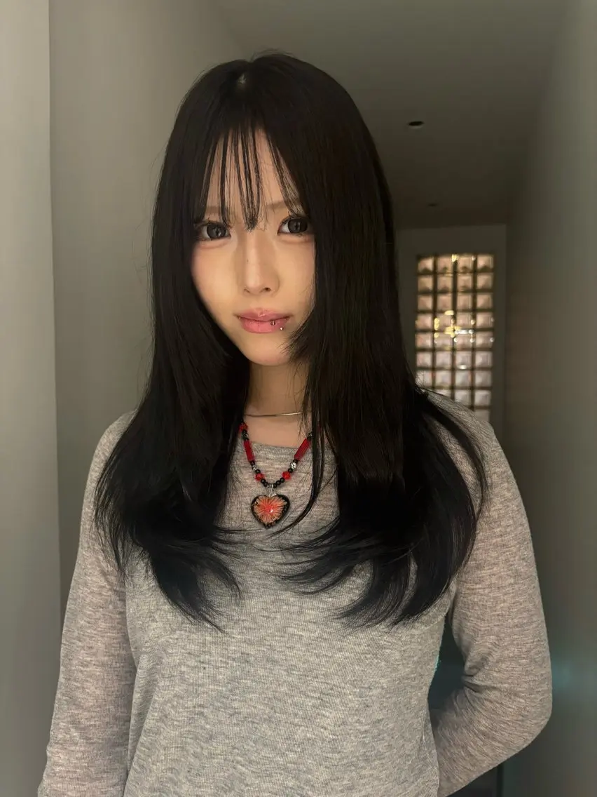 ロング カラー らん カラーモデル募集中のヘアスタイル