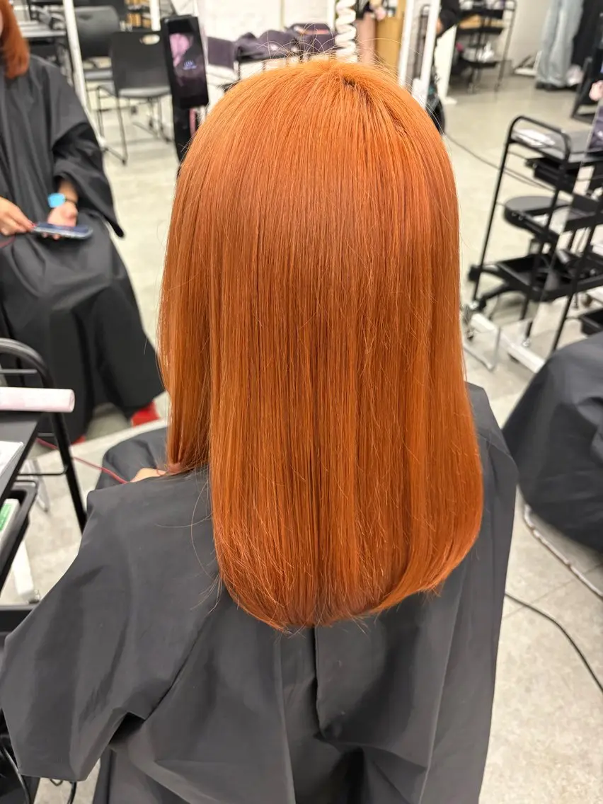 ミディアム カラー ヘアカラー トリートメント ヘアセット うる艶ワンホン/ HINANO🩶のヘアスタイル