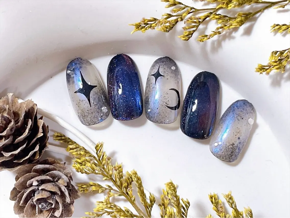 ネイル ジェルネイル ハロウィン オフィスネイル パラジェル ハンドネイル kiki nail &brow二子玉川のネイルデザイン