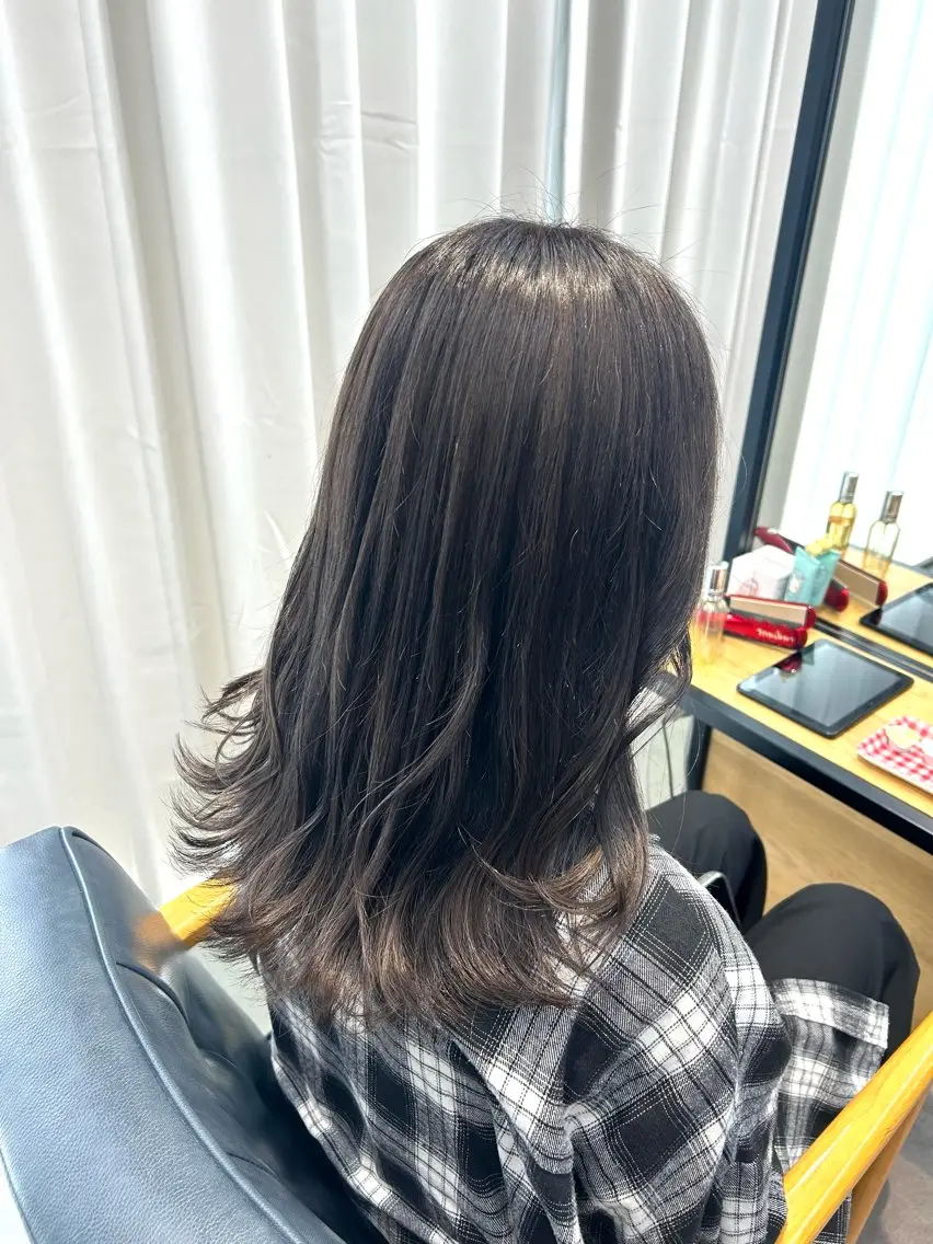 ミディアム カラー カット ヘアカラー トリートメント アニメオタク美容師/ miharuのヘアスタイル