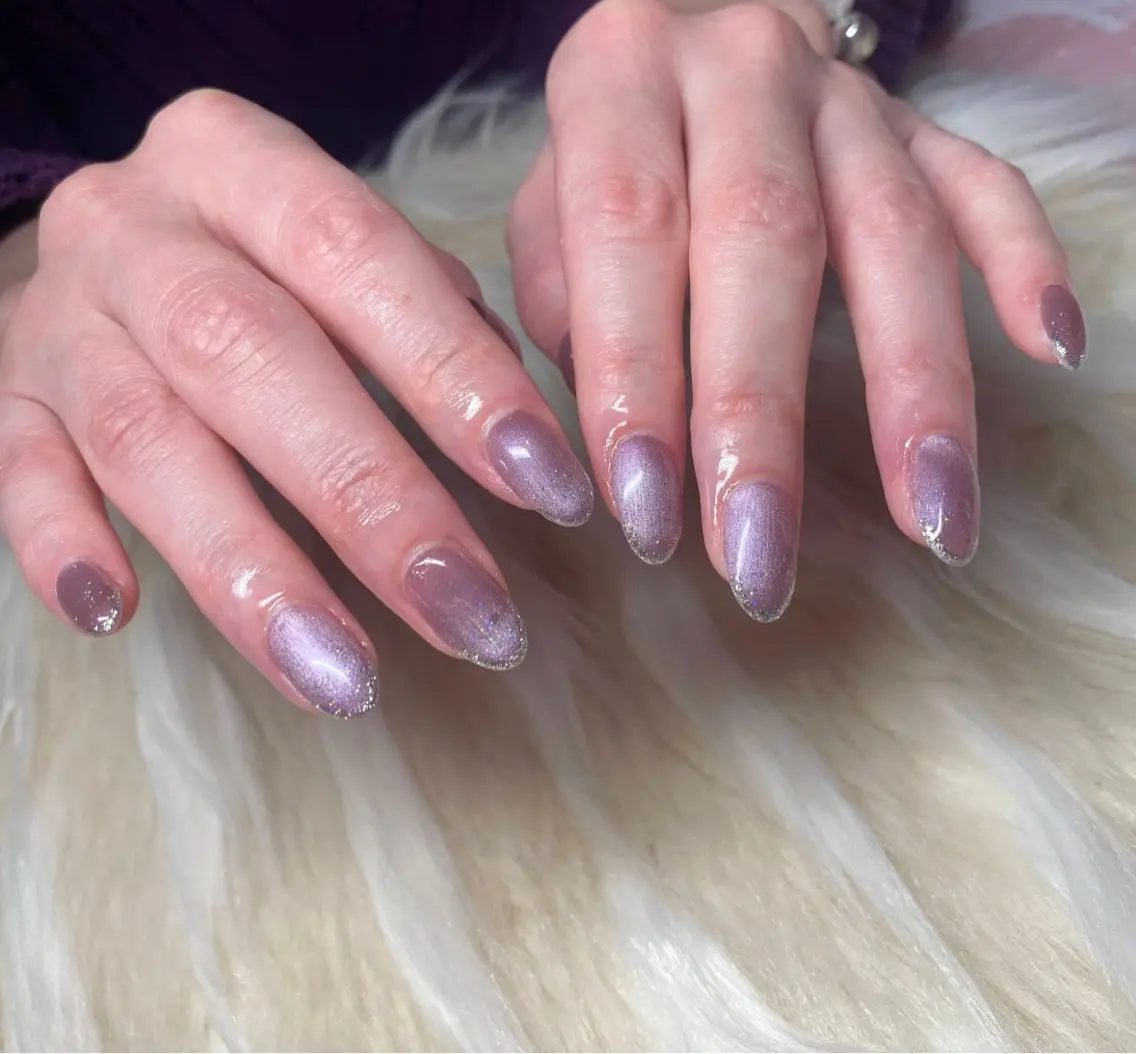 ネイル 長さ出し フレンチネイル ジェルネイル グラデーション 韓国ネイル ハンドネイル Nail&eye Belire 新宿のネイルデザイン