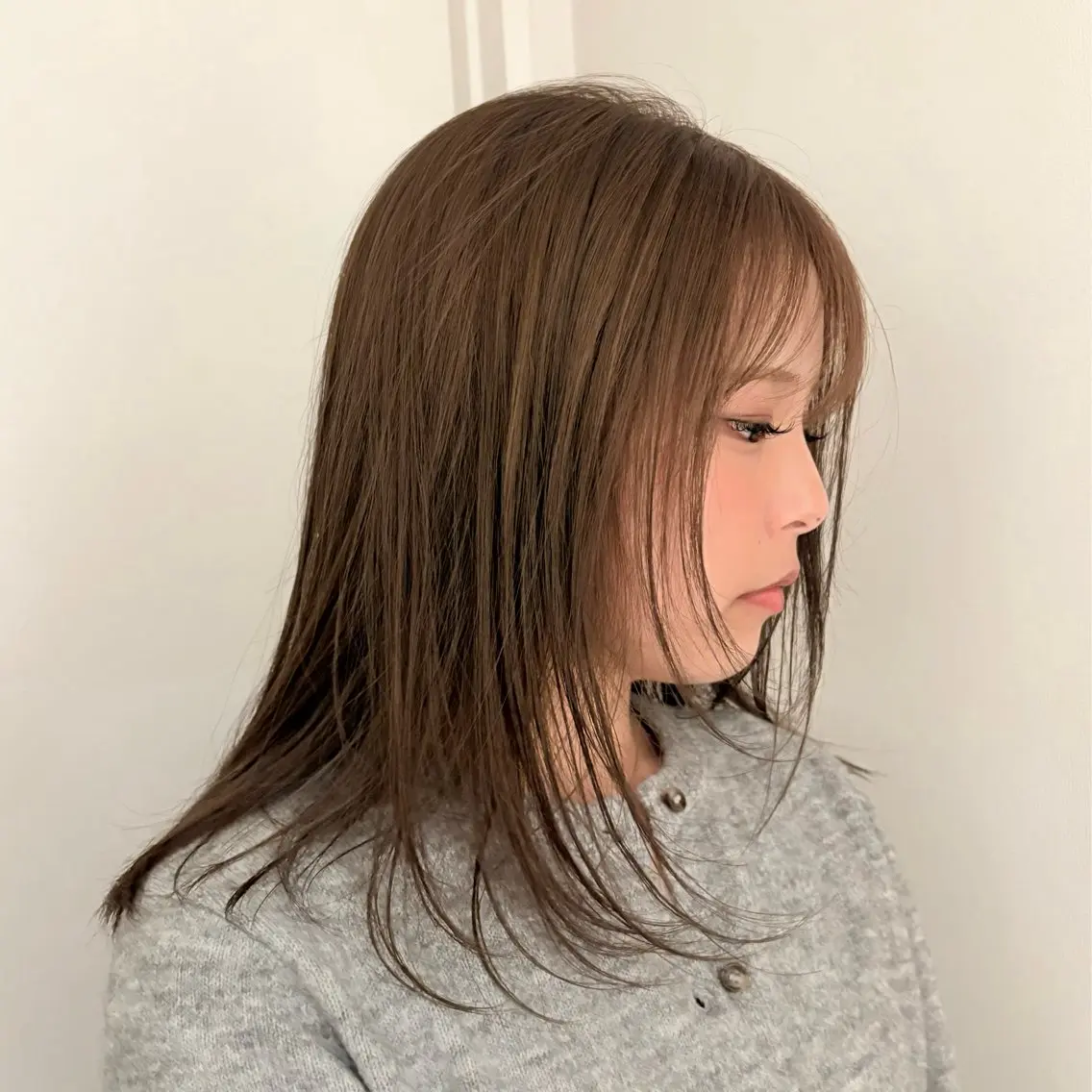 カラー 透明感カラー オリーブカラー ⭐︎ saayaのヘアスタイル