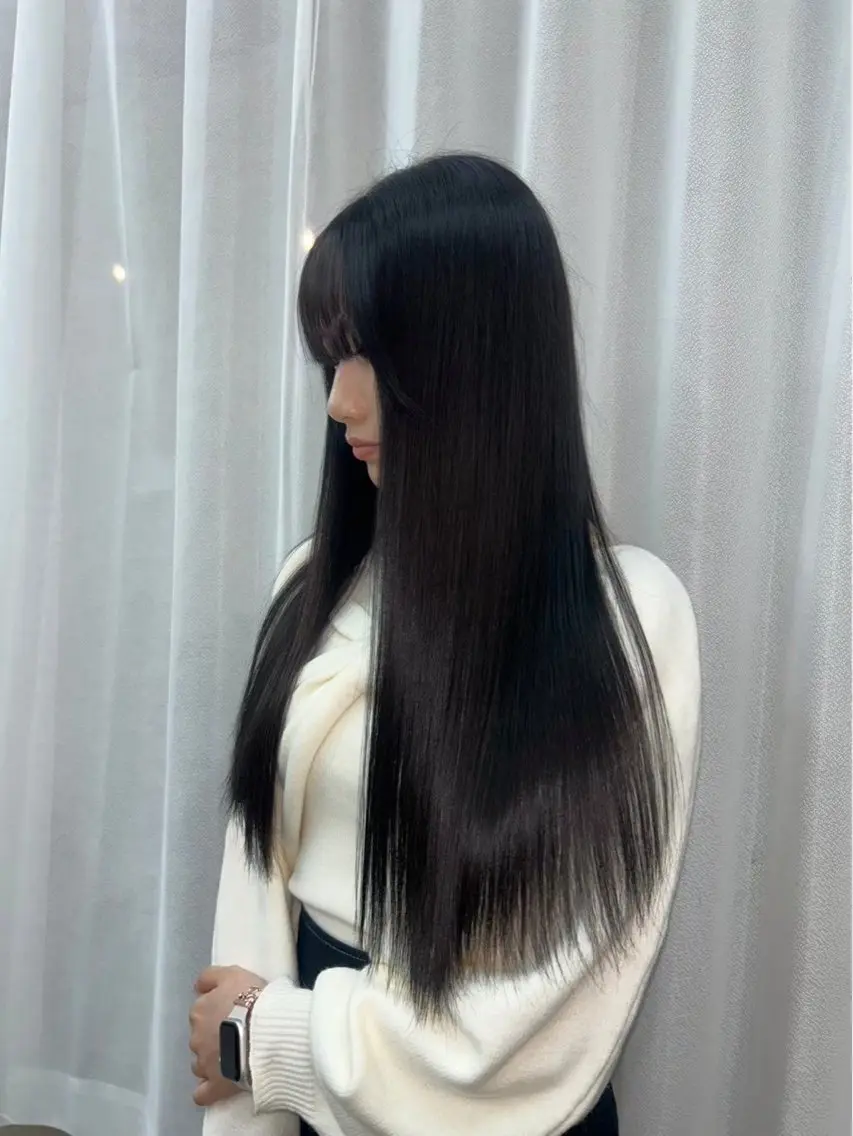 【モデル募集】縮毛矯正｜自然な艶ストレートの写真