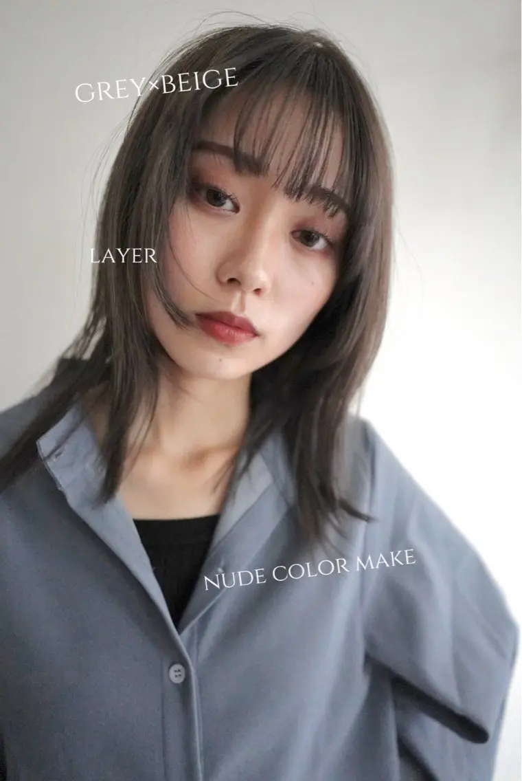 ミディアム カラー カット ヘアカラー 💛🤍U too e’s /店長🧸のヘアスタイル