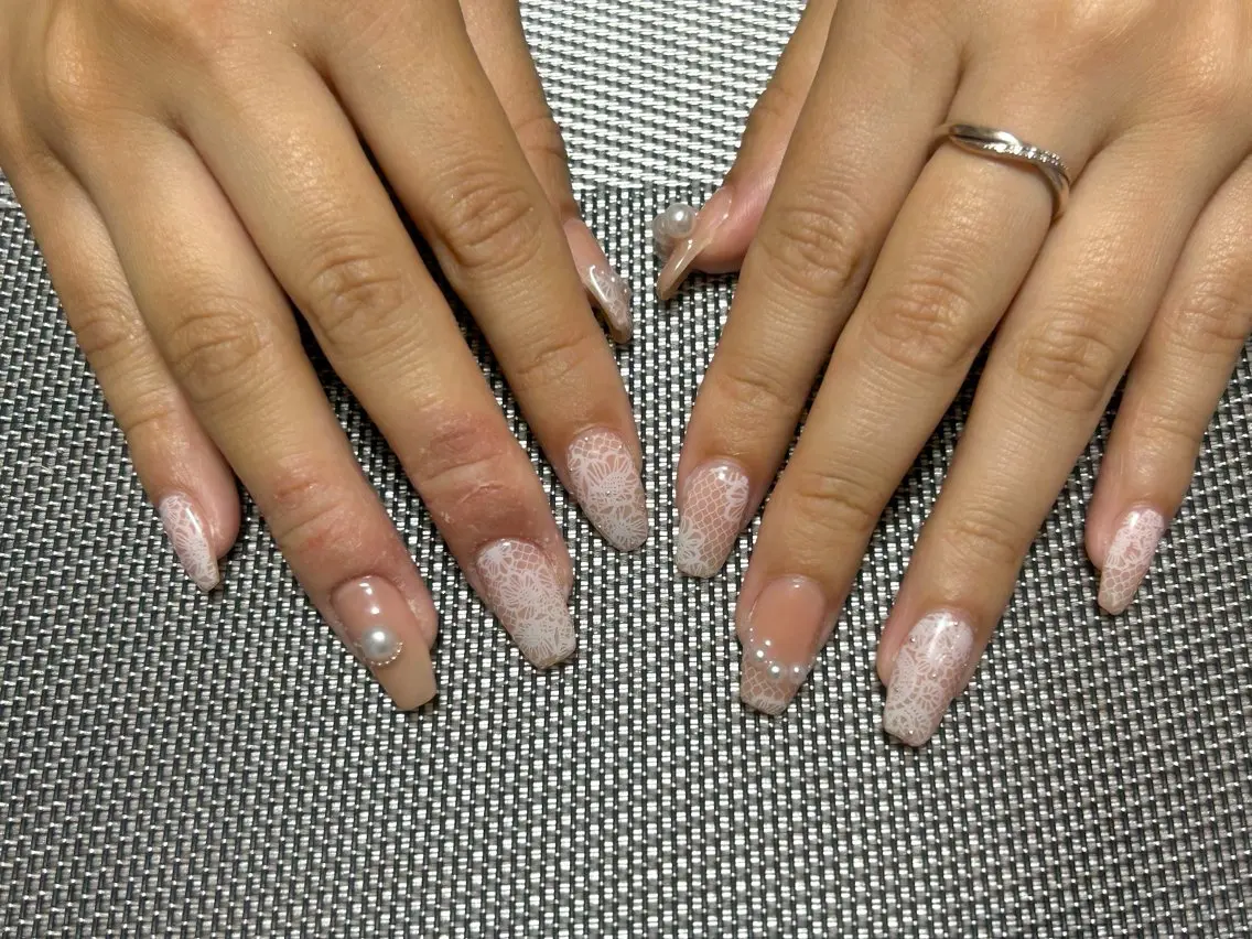 ネイル レース ハンドネイル i nailのネイルデザイン