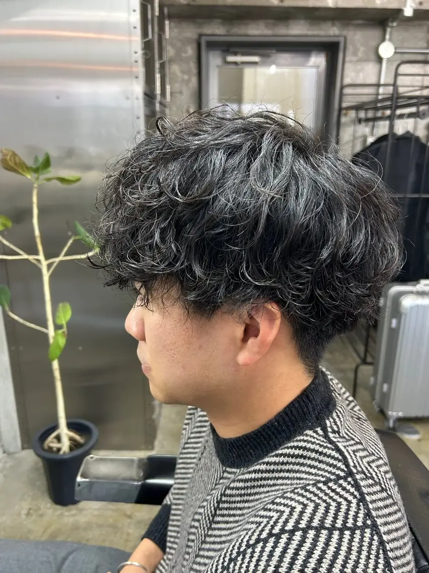 ショート カット パーマ トリートメント メンズ特化⭐ KAZUのヘアスタイル