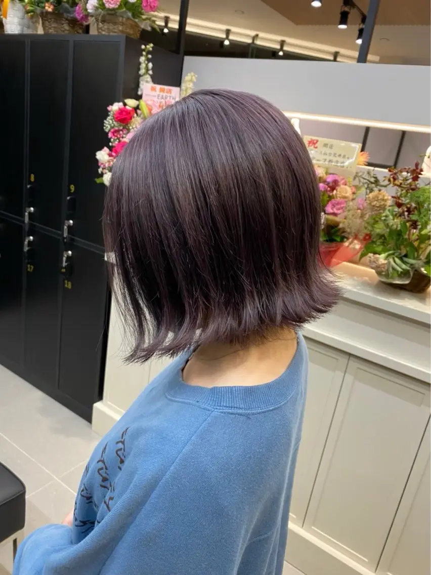 ミディアム カラー カット ヘアカラー 田中 大輝のヘアスタイル