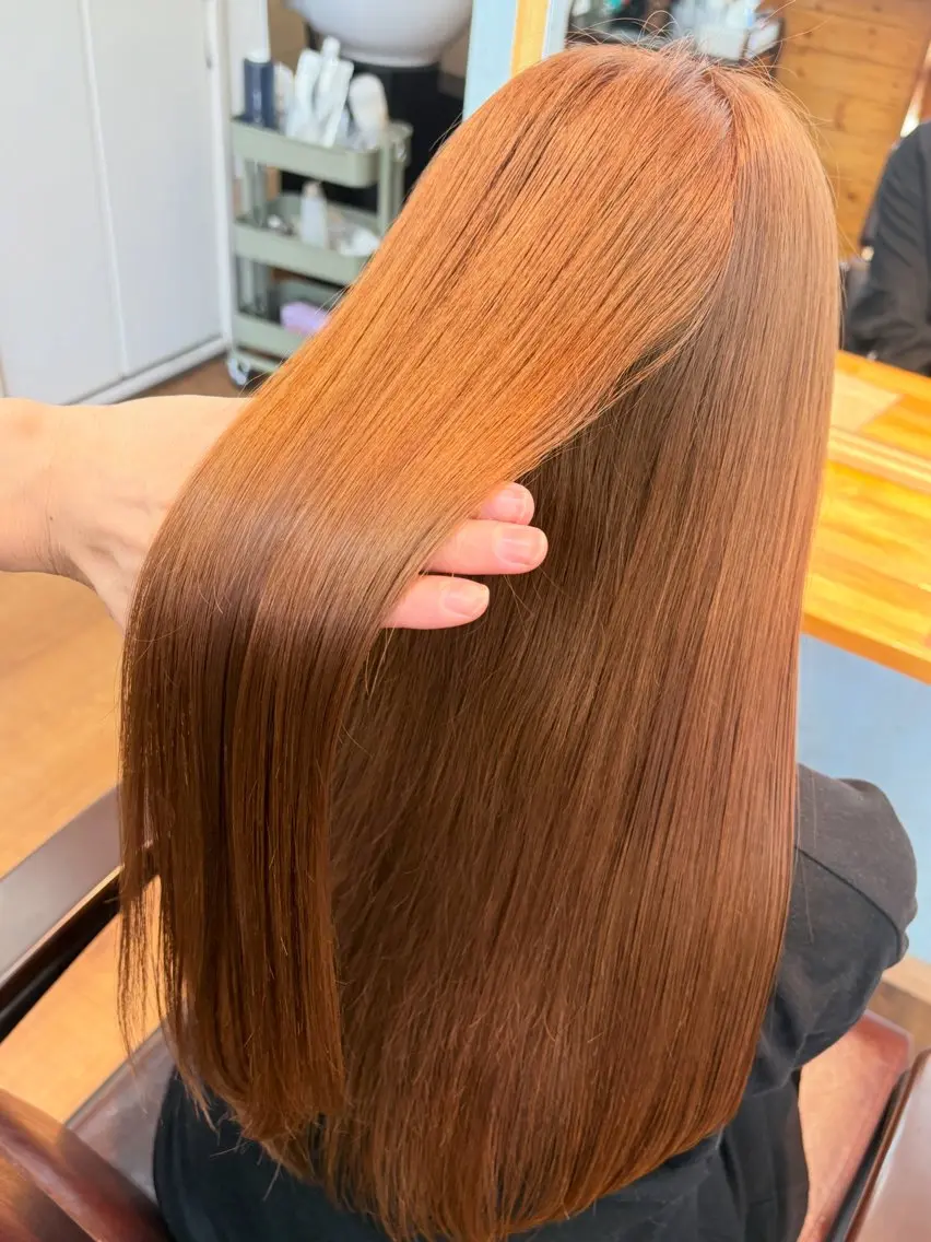 ロング カラー ヘアカラー トリートメント 髙木 優人のヘアスタイル