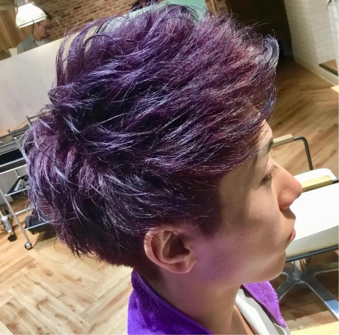 カラー パーマ メンズ 𓏸𓈒𓂃早坂 浩行𓂃𓈒𓏸のヘアスタイル