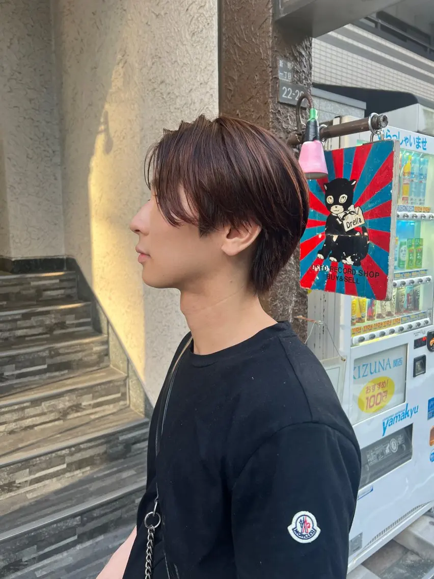 ショート カラー メンズ ブラウンカラー ヘアカラー 👦メンズ/カラー とくだ すみれのヘアスタイル