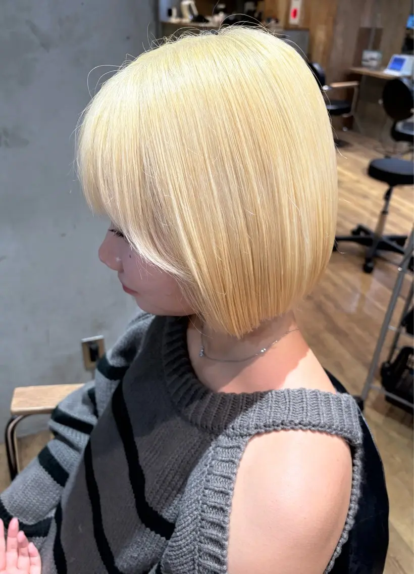 ショート カット ヘアカラー 井上 麻帆のヘアスタイル