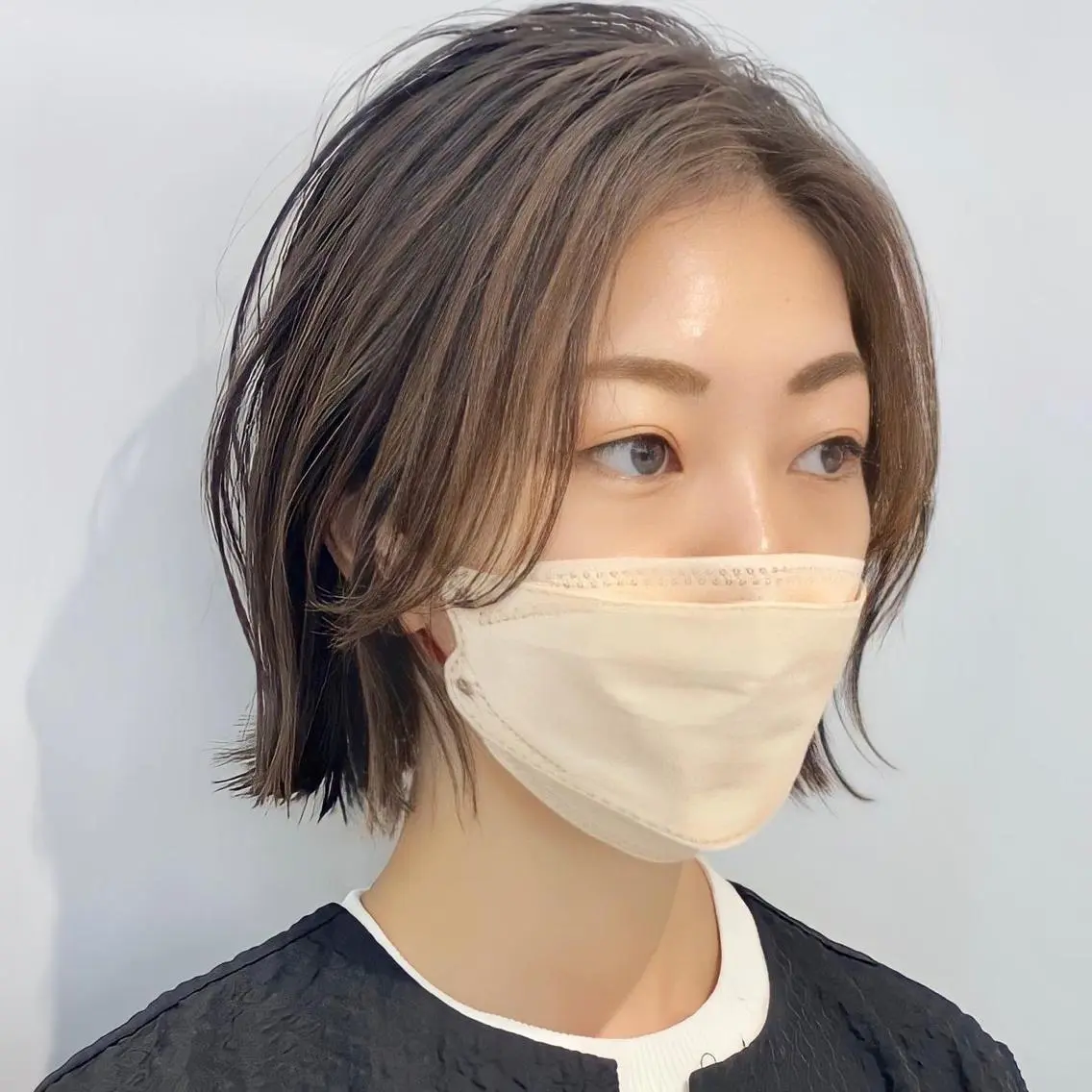 ショート カラー ヘアアレンジ KONOMI スタイリストのヘアスタイル