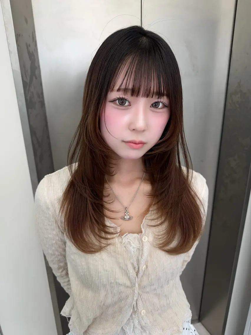 ロング カット レイヤーカット🫧 etsuのヘアスタイル