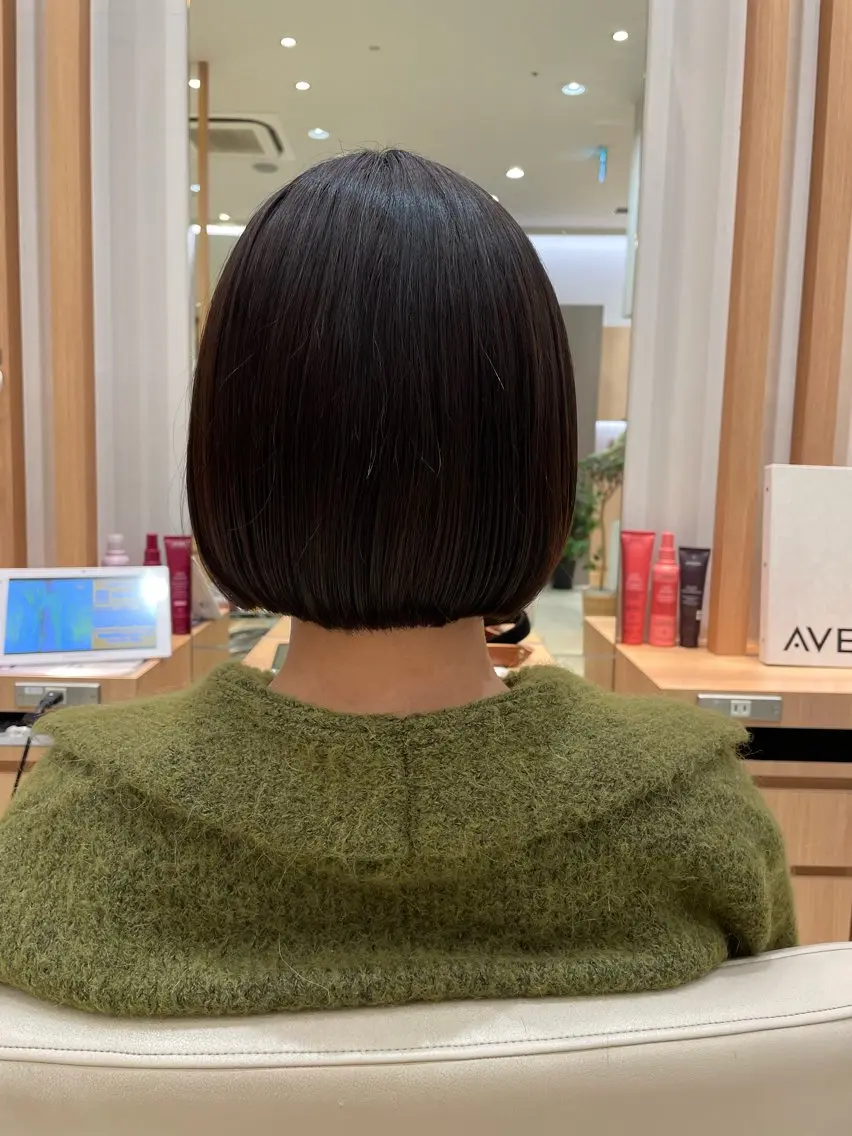 ショート カラー ボブ 似合わせカット/ パーマ/ゆづきのヘアスタイル
