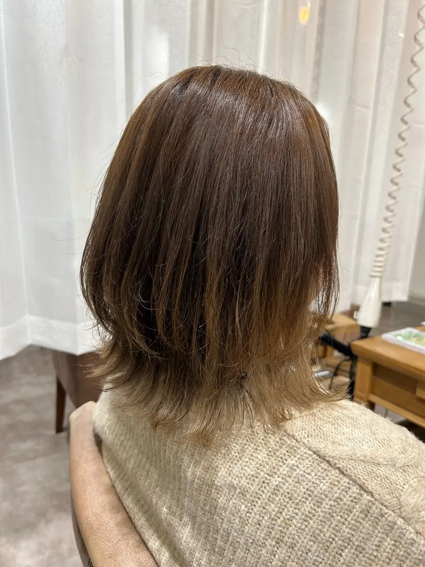 ミディアム カラー merc.🌿✨ いとうりかのヘアスタイル