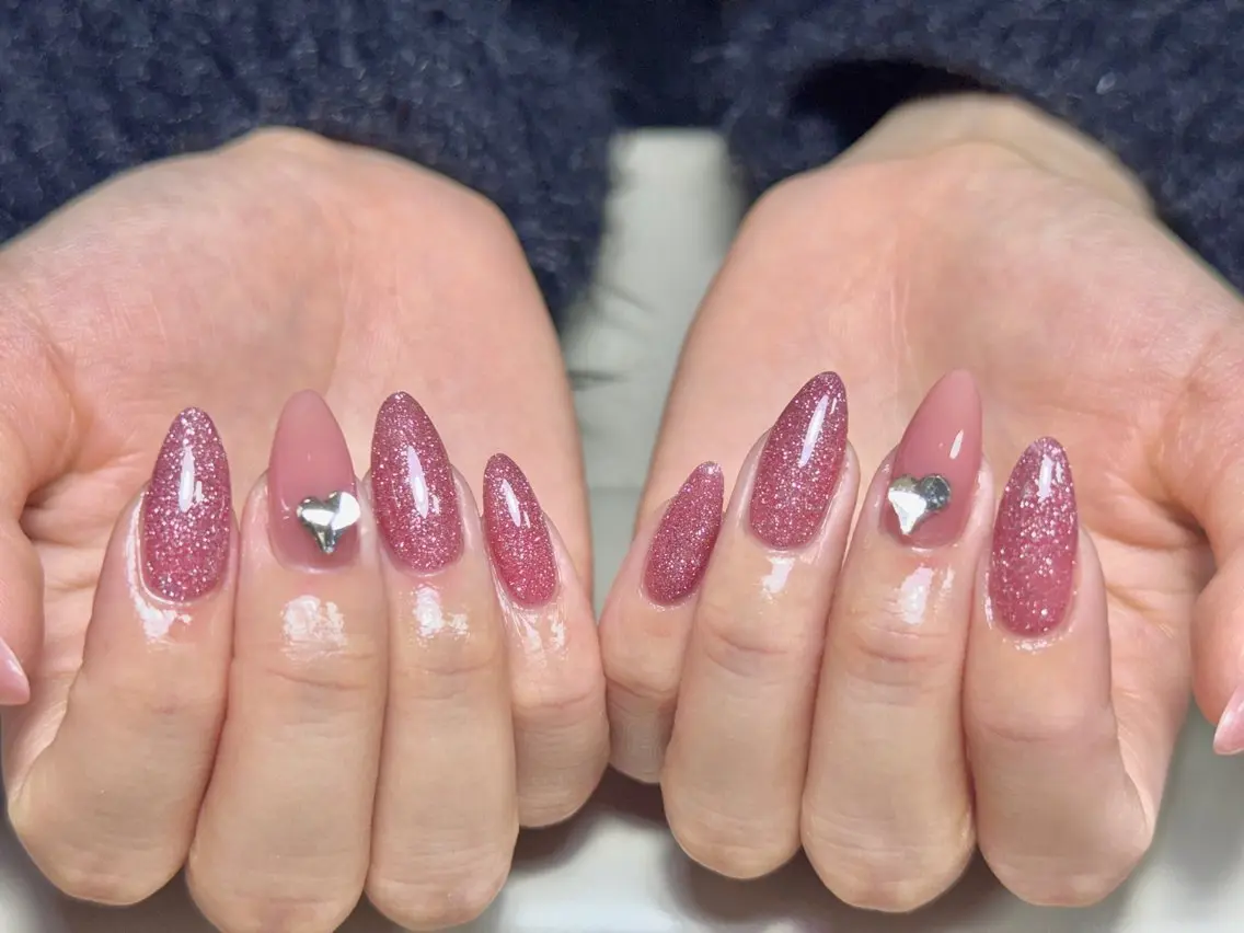 ネイル チークネイル 長さ出し フレンチネイル ジェルネイル 韓国ネイル ハンドネイル Lucky Nail Salonのネイルデザイン
