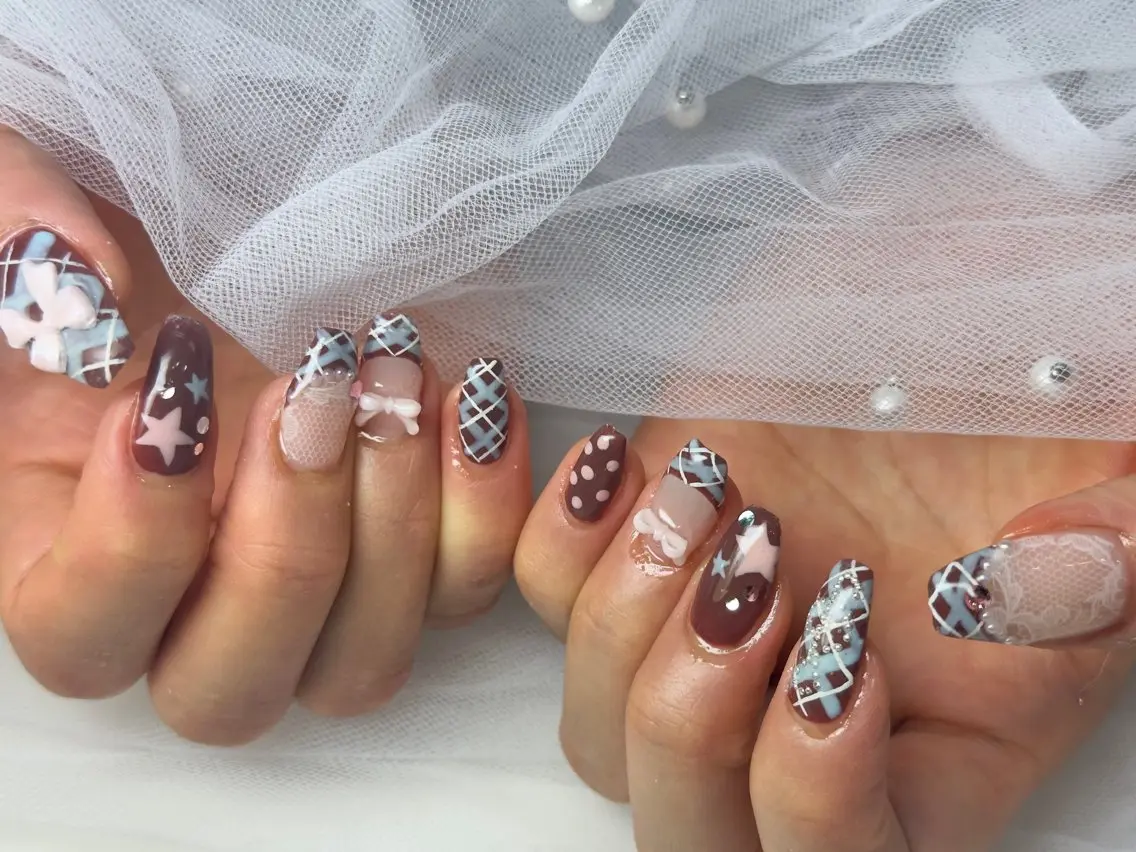 ネイル ハンドネイル Queennail 北堀江AYAのネイルデザイン
