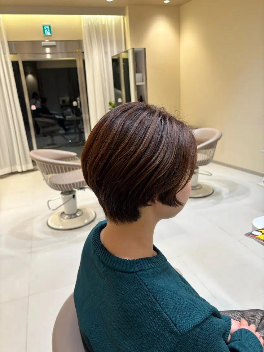ショート ショートボブ ボブ ショートヘア ショート・ボブ✨南 津麦のヘアスタイル
