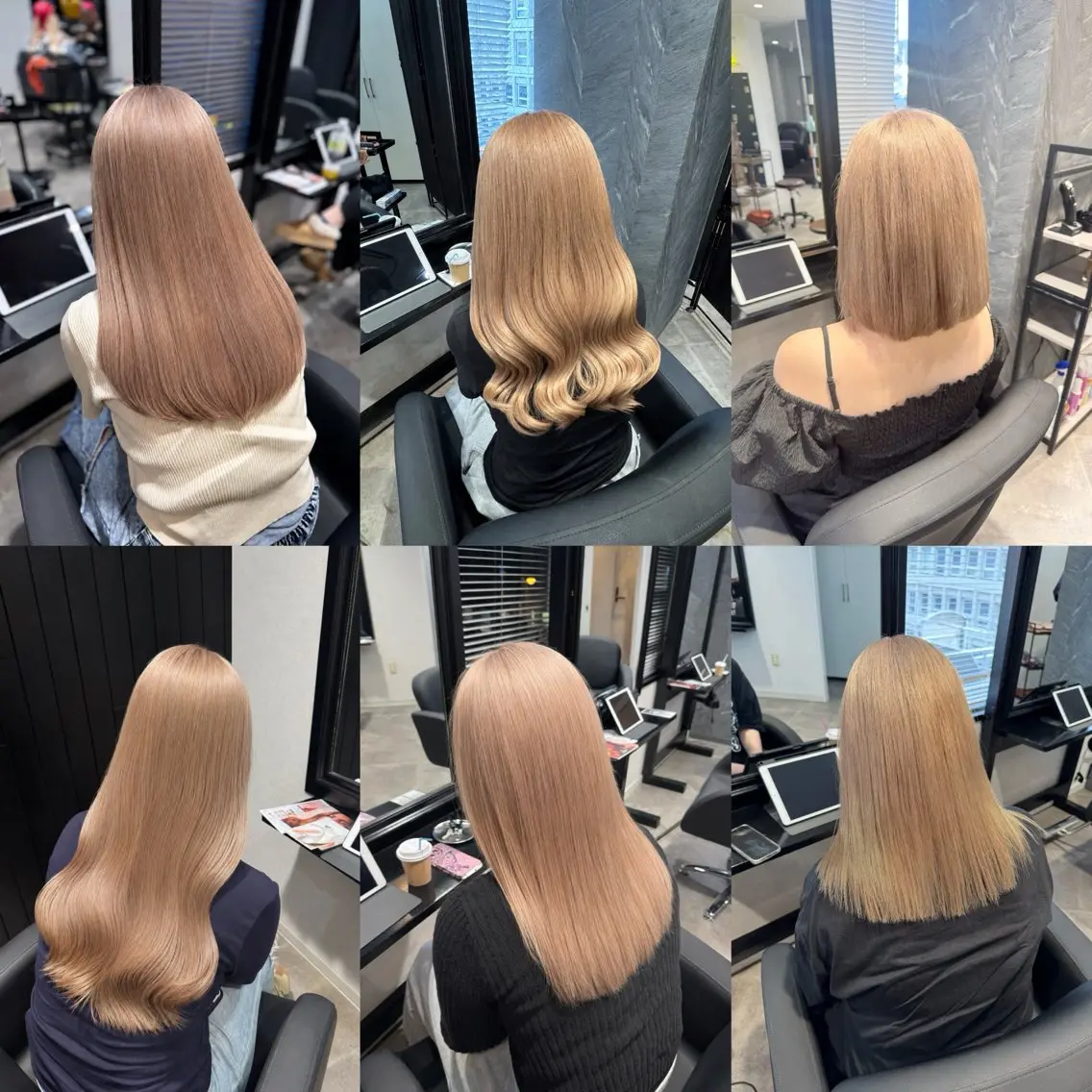 ミディアム ヘアカラー ai 梅田/暖色カラーのヘアスタイル